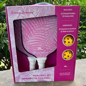 Tommy Bahama Retired Pattern Pickleball Set New In Box